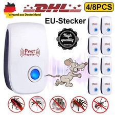 4/8x Ultraschall Mäuseschreck