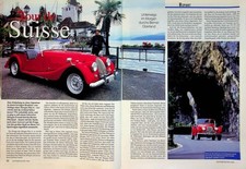 Oldtimer Praxis 2093) Morgan Plus 4 Roadster in einer seltenen Vorstellung auf 5