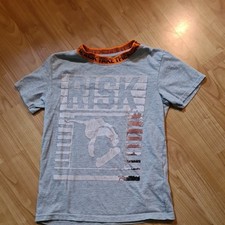 Tshirt Shirt T-SHIRT chapter young grau Jungen 146 152 take the risk