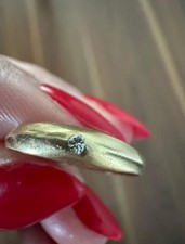 Gold ring 585 mit diamant - gold,