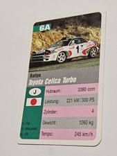 Toyota Celica Turbo - 6A - Einzelkarte - Quartett  (6)