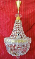 GROßER VINTAGE KORB- SACK