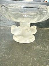 Lalique signierte Schale Spatz