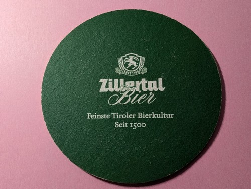 Bierdeckel austria zillertal - bierdeckel,
