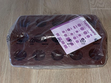 NEU Tupperware Silikon Mini Muffinform Braun Backen Eingefrieren Mikrowelle OVP