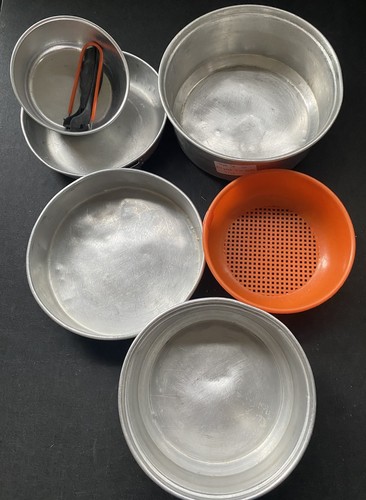 Teilg camping töpfe set alu - 8-teilg,