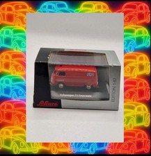 Schuco Feuerwehr Volkswagen T1 Modellbau 1:87 VW Bus Bulli Kasten Rot Modell