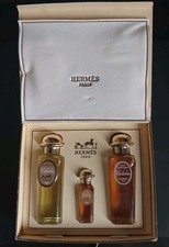 Hermes Paris Caleche Parfüm -  3 Flakons Geschenk Box -  Rarität 