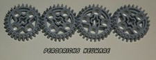 Lego Technic Technik 4 x Zahnrad 28 Zähne #46372 hellgrau NEUWARE