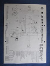 Telefunken  partyline 208 / musikus 208  Service-Information*