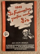 Buch "Die Freimaurer greifen nach Dir", 1948, sehr selten