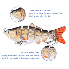 Kunstköder Kunststoff Angelköder Bionic Sinking Fischköder Fischkurbelköder