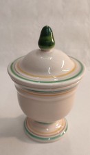 Santucci Deruta Keramik Dose Pokal  ca.18cm hoch  sehr guter Zustand