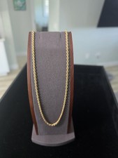 14K massiv Gold Seil Kette