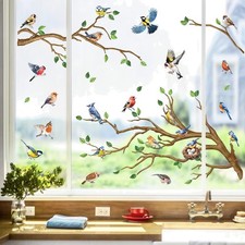 Fensteraufkleber Vögel Ast