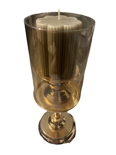 Goldfarbene kerzenhalter mit - goldfarbene,