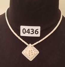 Bein Knochen Kette Handarbeit Antik 9 Gramm 42 cm Lang