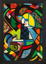 Tochter in einer Wippe