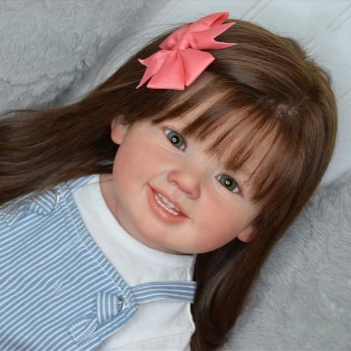 Painted reborn baby doll - painted,
