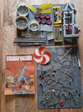 Konvolut Original DDR Construction Metallbaukasten Bauanleitung Teile Zubehör