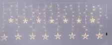 LED Lichtervorhang Sternentraum Lichterketten Außendeko 3,9m warmweiß gelb