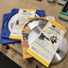 4 x 10” Radialsägeblätter für 5/8” Dorn