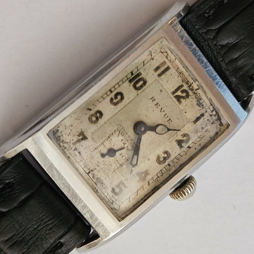 Vintage herrenuhr revue - vintage,