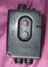 alte Bakelit Schalter Drehschalter Steckdose CAW Aufputz Ersatzteile ca. 1940