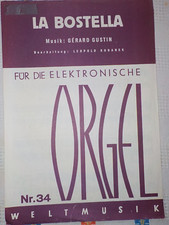 LA BOSTELLA für die elektronische Orgel Nr. 34 Weltmusik Musik Gerard Gustin Bea