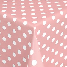 Wachstuch Tischdecke Punkte rosa 01150-11 Meterware eckig rund oval