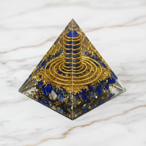 Orgonit pyramide lapislazuli - orgonit,