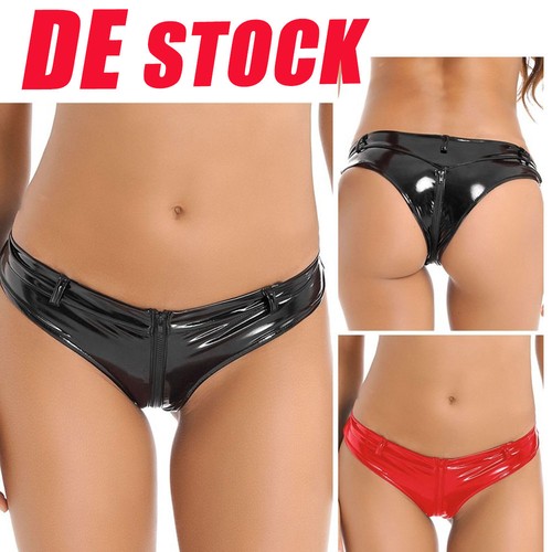 Damen slip lackleder - de,