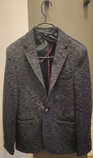 Herren Blazer Jacke, Schwarz&Grau, Größe S, Neu ohne Etiketten, OWEN, Blazer Men
