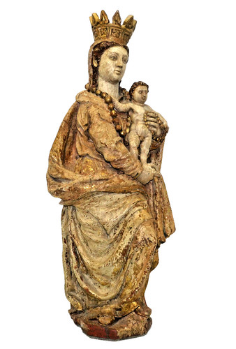 Gotische madonna mit - gotische,