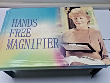 Ganzseitenleselupe A4 Lupe LED Beleuchtung Hands Free Magnifier Hand Free Zoom