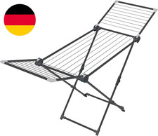 JUWEL Superdry Maxi Wäscheständer (Mit Wäscheleinen, Trockenlänge 20 M, Farbe Gr