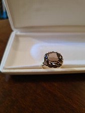 Damenring in 14kt 585er gelb Gold Rauchquarz Rauchtopas 6.55 gr Gr. 57 Goldring