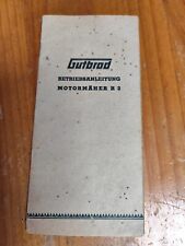 Gutbrod Motormäher R3 Betriebsanleitung traktor tractor prospekt K23