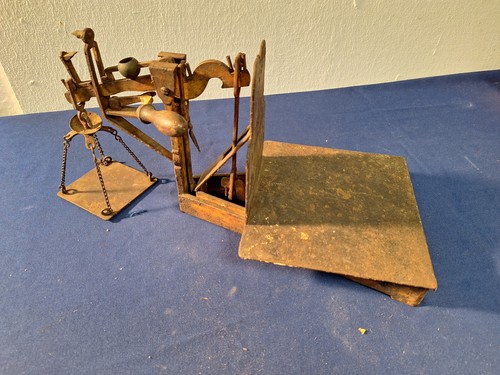 Uralte miniatur sackwaage - sackwaage, sehr