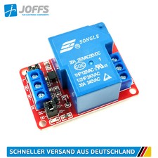 1-Kanal 5/12/24V 30A Relais Modul m. Optokoppler (Relay Module High/Low Trigger)