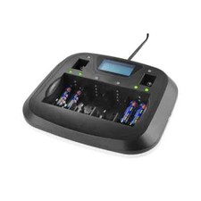 Voltcraft MEDION Universalladegerät NiMH AA AAA C D 9V USB, LCD, Temperatur