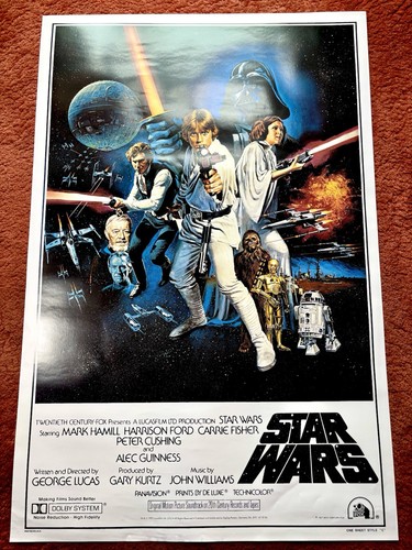 Star wars filmplakat - star,