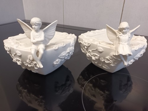Partylite biskuitporzellan fee - biskuitporzellan,