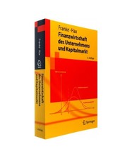 Finanzwirtschaft des Unternehmens und Kapitalmarkt, Herbert Hax, Günter Franke