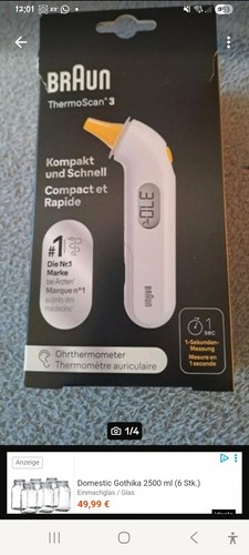 Braun thermoscan - thermoscan, 3