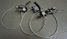 A021-280: Tektro Auriga Pro Hydraulische Scheibenbremse Set weiß Mineralöl