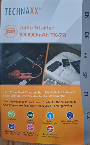Technaxx 10000mah auto kfz - technaxx,