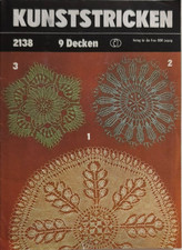 Kunststricken 9 Decken Best.-Nr. 2138 - DDR Verlag für die Frau