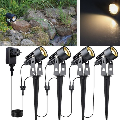 4er led gartenstrahler - led,