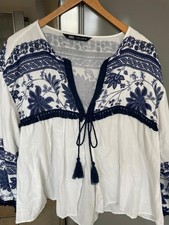 ZARA süße BOHO-Bluse Tunika